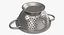 Colander Stainless Steel 3D Model