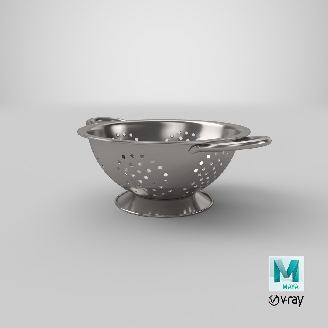 colander stainless steel 3D model https://p.turbosquid.com/ts-thumb/yv/KzdlOh/uooneYSE/stemcell_maya_vray_render/png/1560442275/1920x1080/fit_q87/04b99eab53e262cfc0a0287cf68a67cc0e06827d/stemcell_maya_vray_render.jpg