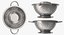Colander Stainless Steel 3D Model