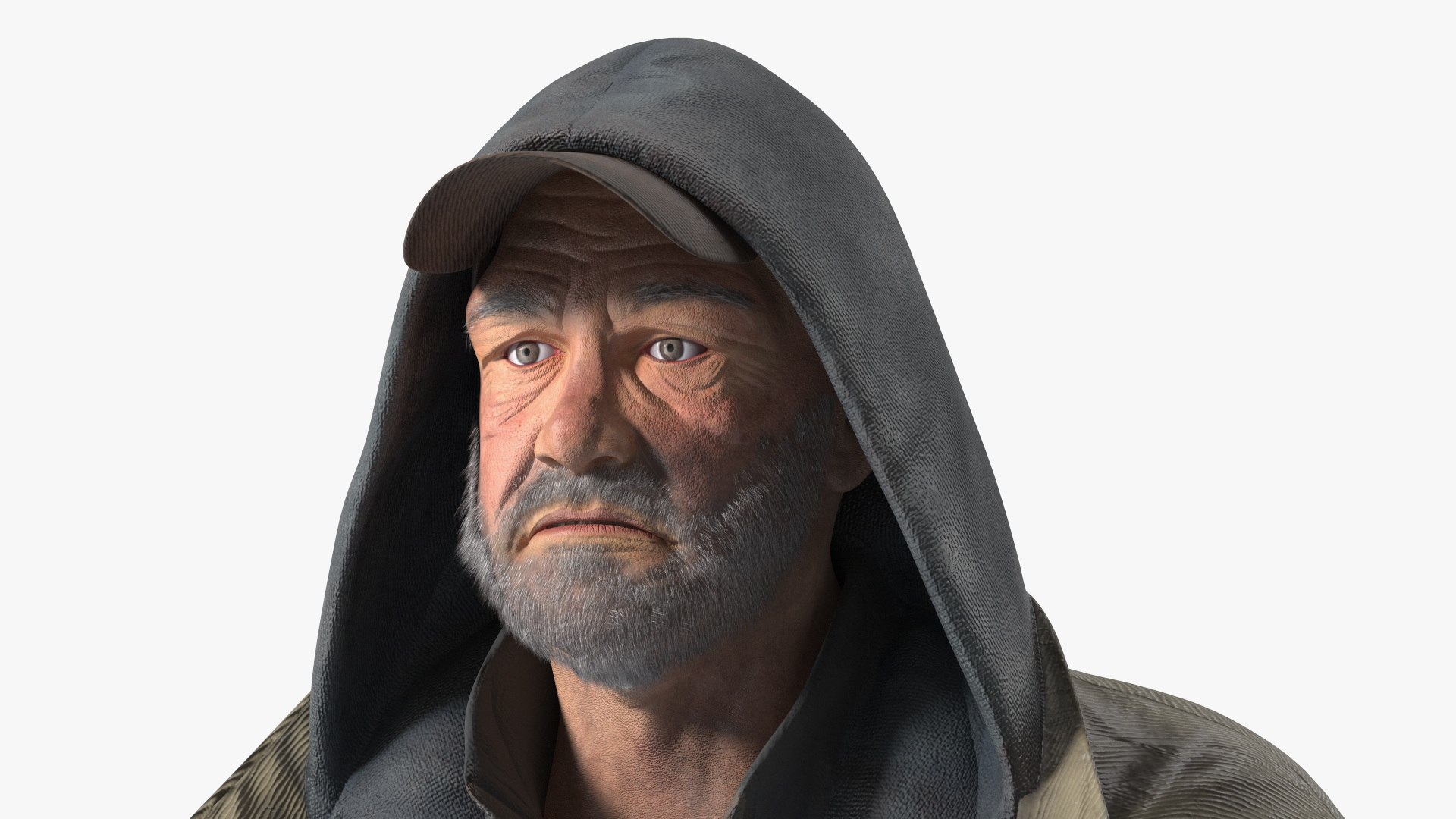Homeless Man With Shopping Cart 3D Model - TurboSquid 2283344