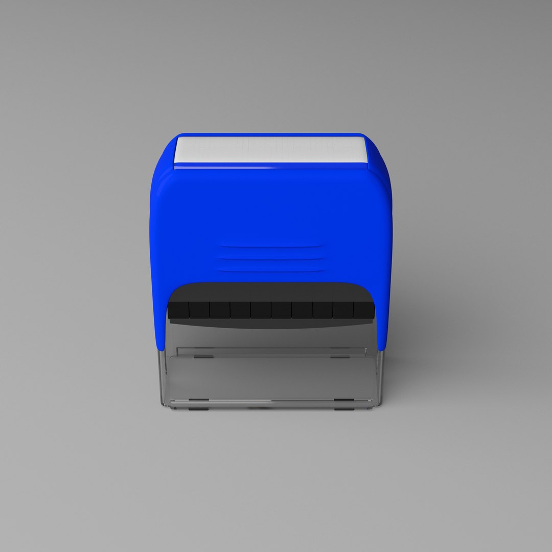 Self Inking Stamp Model - TurboSquid 1583338