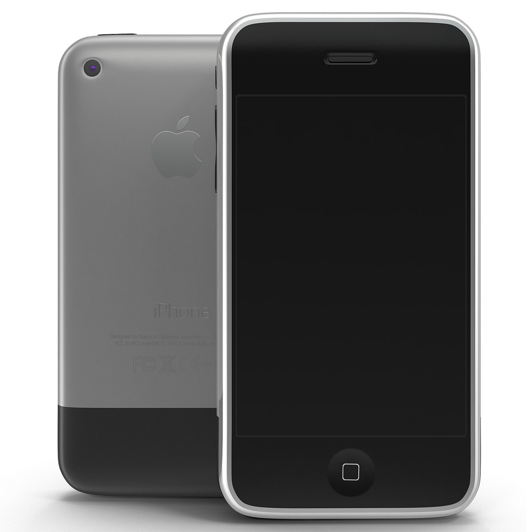 Apple iPhone 2 3G 3D model preview