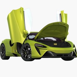 McLaren Artura 2022 Opening doors and trunk