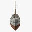 steamships ship 3d obj