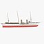 steamships ship 3d obj