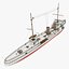 steamships ship 3d obj