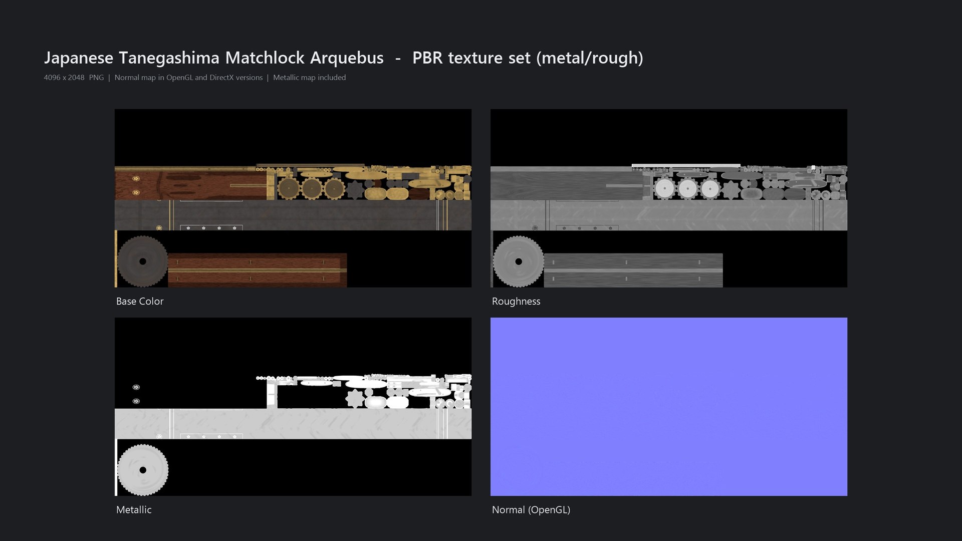 Japanese Tanegashima Matchlock Arquebus PBR 3D model https://p.turbosquid.com/ts-thumb/yv/XhCUGH/DV/12_japtanegashima_12_textures/jpg/1791492165/1920x1080/fit_q87/4f5d8e1961b6de9468612cc6779f5c291969f6b6/12_japtanegashima_12_textures.jpg