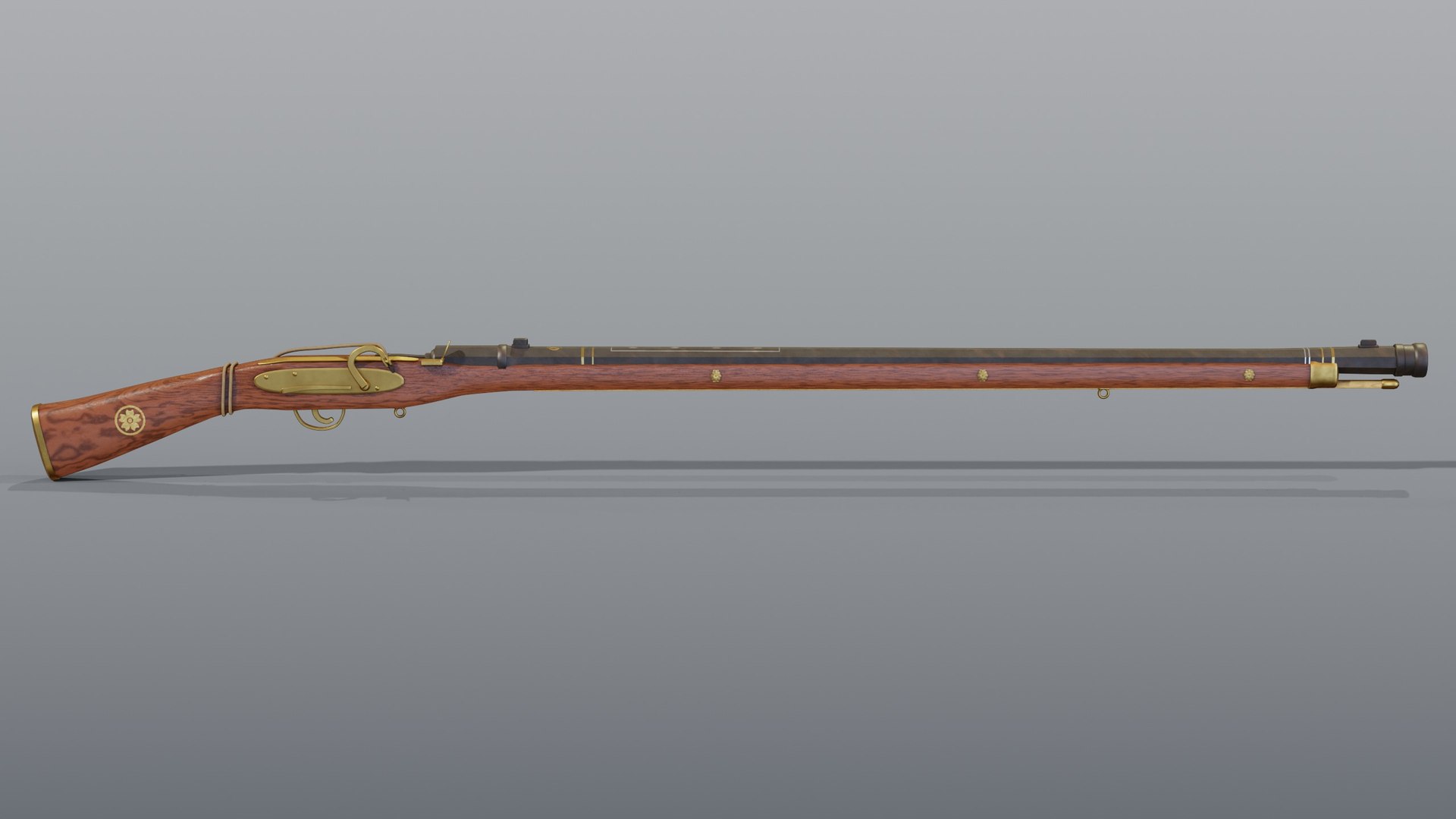 Japanese Tanegashima Matchlock Arquebus PBR 3D model https://p.turbosquid.com/ts-thumb/yv/XhCUGH/S4/02_japtanegashima_02_side/jpg/1791492125/1920x1080/fit_q87/99e3753aba1a96370ae199379c5ea034578c32d3/02_japtanegashima_02_side.jpg