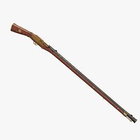 Japanese Tanegashima Matchlock Arquebus PBR