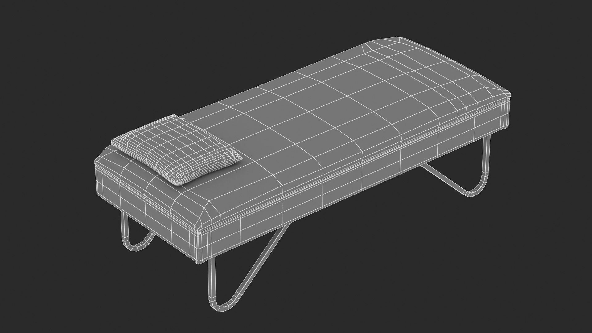 3D Medical Couches Recovery Model TurboSquid 2020649