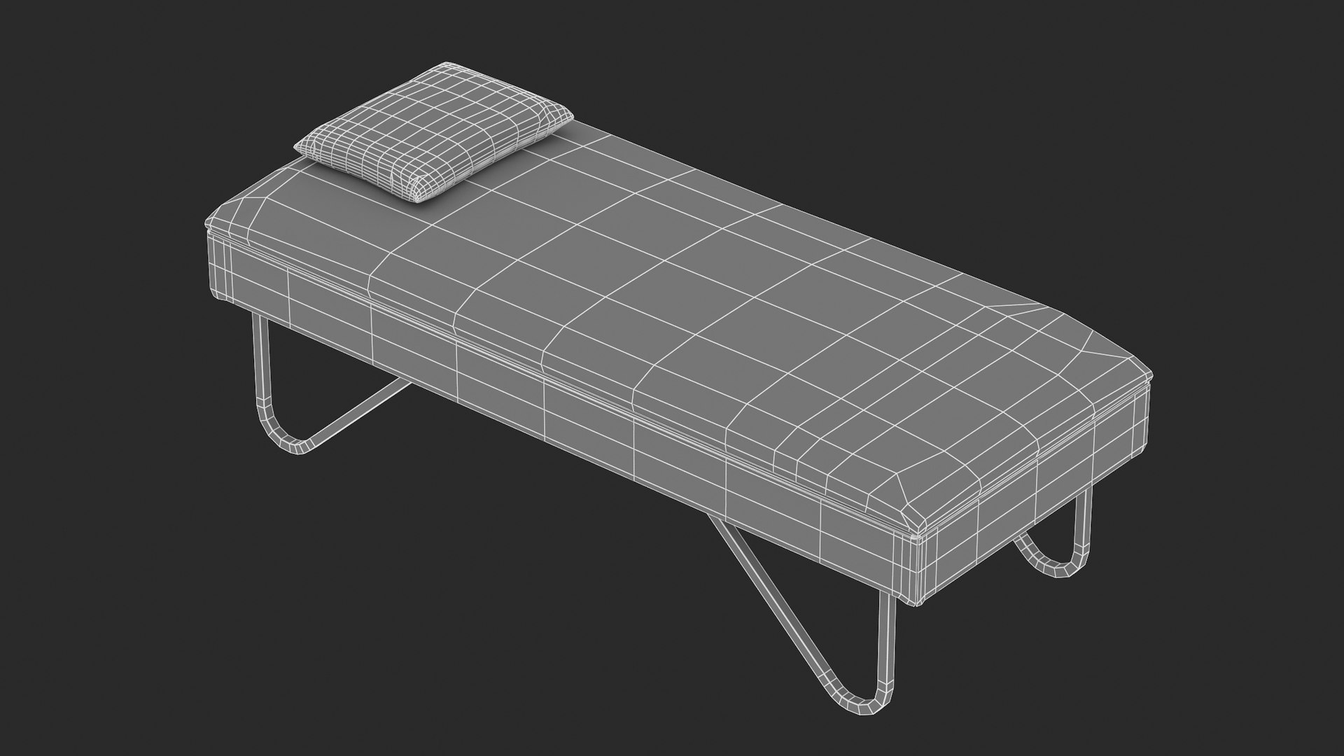 3D Medical Couches Recovery Model TurboSquid 2020649