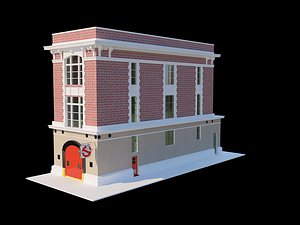ghostbuster s firestation 3D model