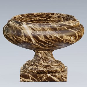 3D model urn marble concrete