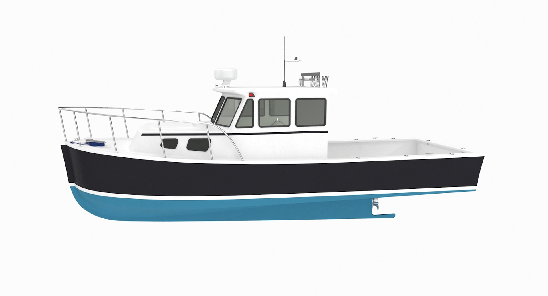 Fishing Boat Model - TurboSquid 1161507