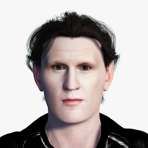 Matt Smith 3D Rigged model ready for animation 3D model