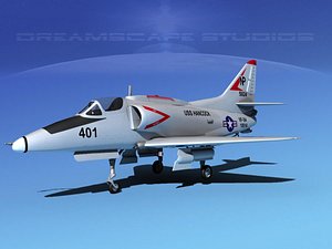 3ds skyhawk douglas a-4 a-4g