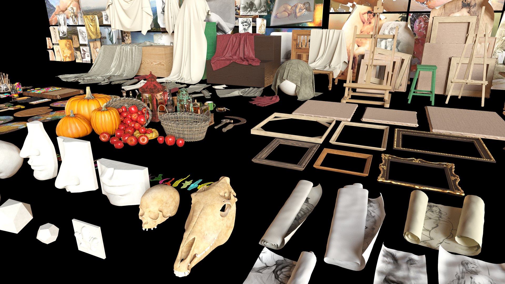 Artist Studio Pack 400 3D model https://p.turbosquid.com/ts-thumb/yv/mNYTUd/O5/artiststudiopack40017/jpg/1753519583/1920x1080/fit_q87/7cbf7fb87c222b895ad16521ee9c3bc0b864c4ef/artiststudiopack40017.jpg