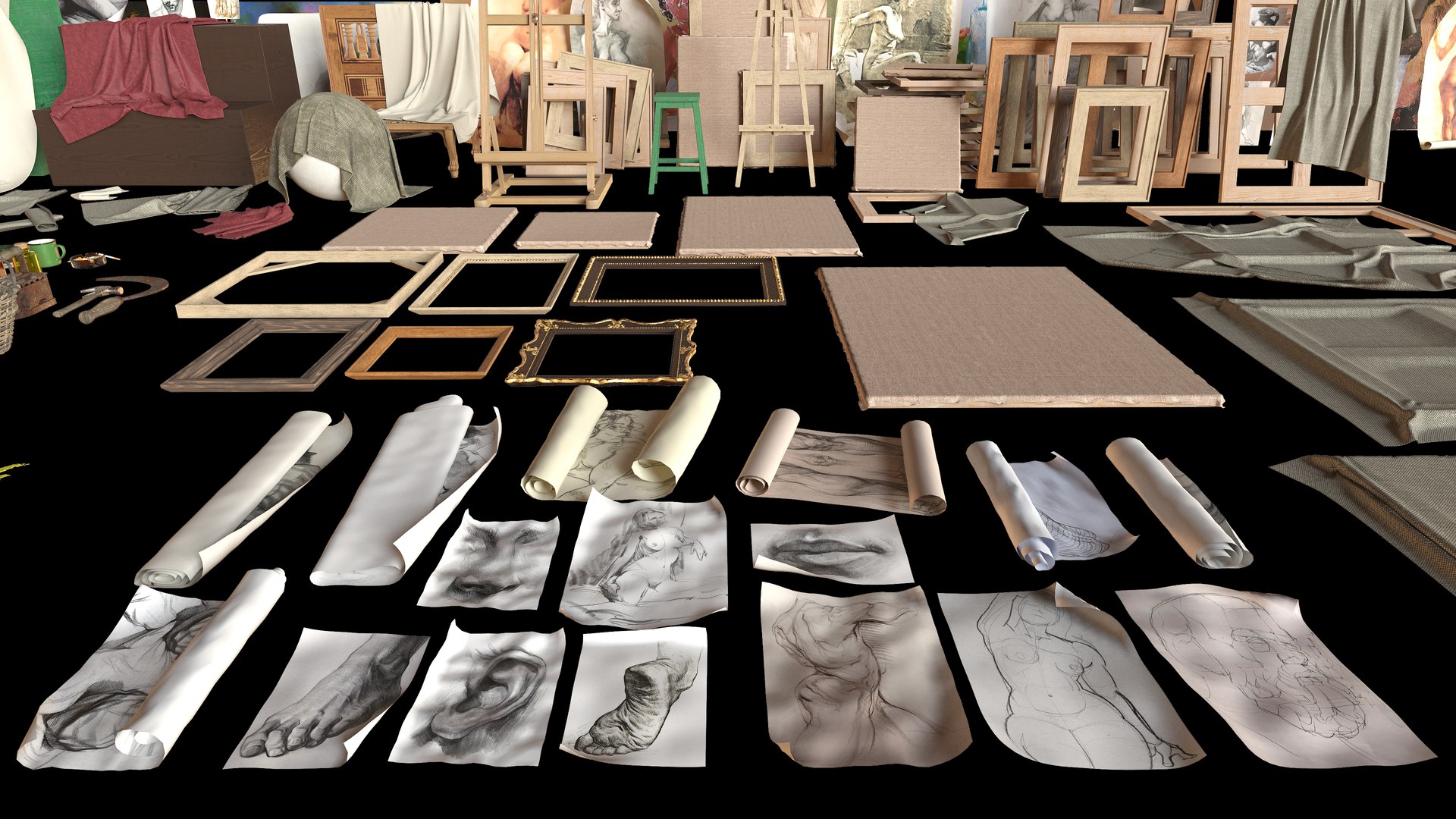 Artist Studio Pack 400 3D model https://p.turbosquid.com/ts-thumb/yv/mNYTUd/SA/artiststudiopack40020/jpg/1753519585/1920x1080/fit_q87/eecc166bbb5a75370a7e33f194ba9f27afb03b39/artiststudiopack40020.jpg