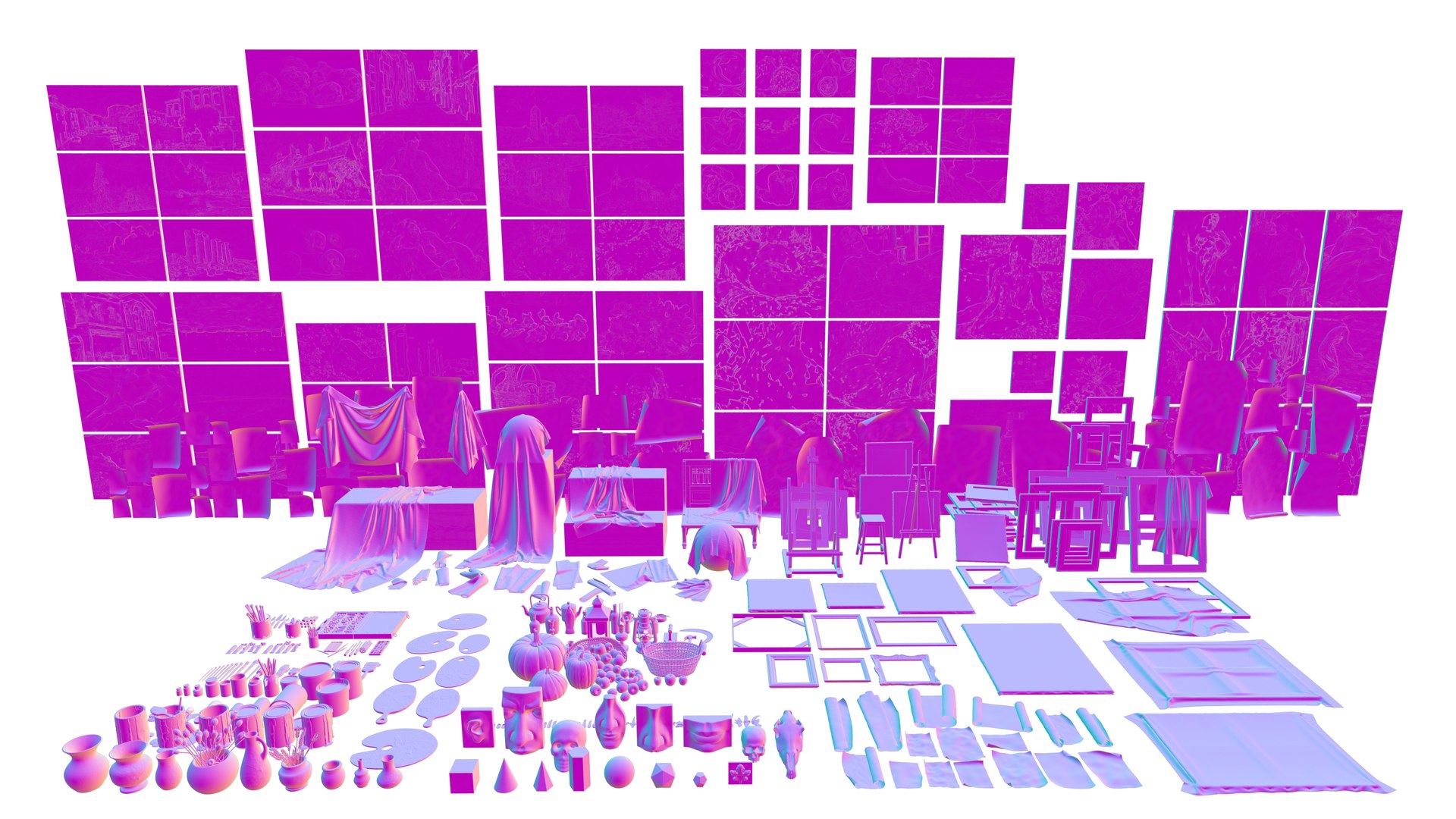 Artist Studio Pack 400 3D model https://p.turbosquid.com/ts-thumb/yv/mNYTUd/eE/artiststudiopack4006/jpg/1753519428/1920x1080/fit_q87/a320834086ea4ec9905765b8efa2263f38c71120/artiststudiopack4006.jpg