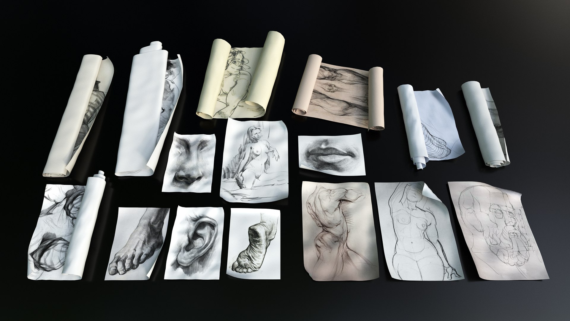 Artist Studio Pack 400 3D model https://p.turbosquid.com/ts-thumb/yv/mNYTUd/iy/artiststudiopack400drawings2/jpg/1753520046/1920x1080/fit_q87/1fccd3829de33a9542dc109449fea60a9454ee35/artiststudiopack400drawings2.jpg
