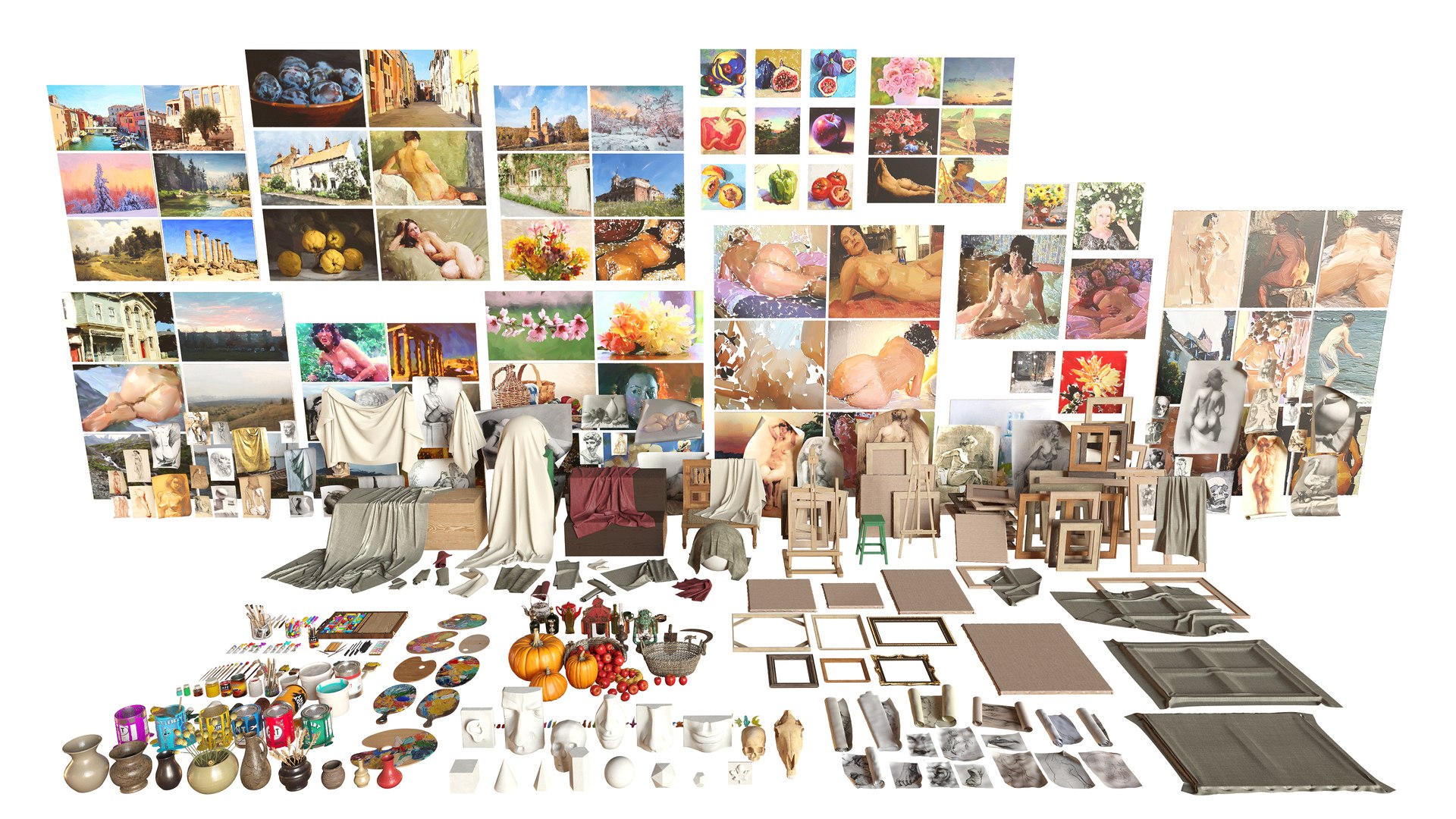 Artist Studio Pack 400 3D model https://p.turbosquid.com/ts-thumb/yv/mNYTUd/kJ/artiststudiopack4001/jpg/1753519410/1920x1080/fit_q87/833af3cd758fdf84649be81ab04a97aa805c9df6/artiststudiopack4001.jpg