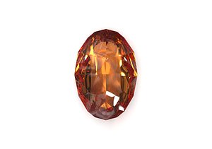 3D model gem stone gemstone