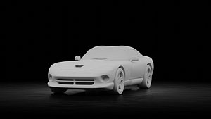 Dodge Viper GTS 1996 3D model