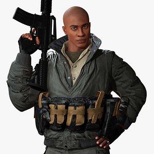 Marcus Elite Operative Stealth Mission Low-poly