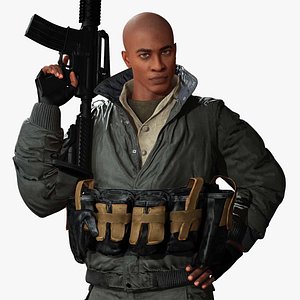 Marcus Elite Operative Stealth Mission Low-poly