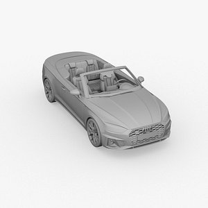3D model audi s5 cabrio 2020