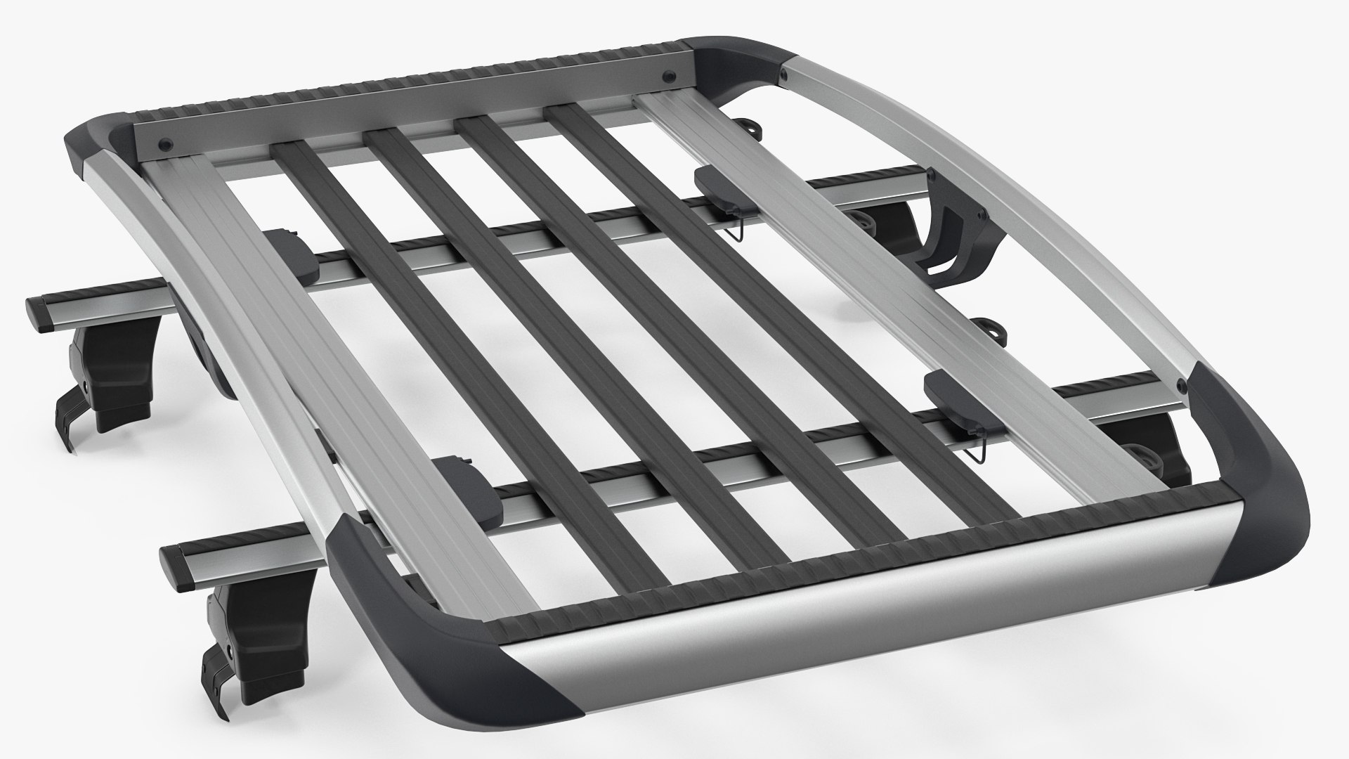 Car Exterior Roof Rack with Wingbar 3D model preview