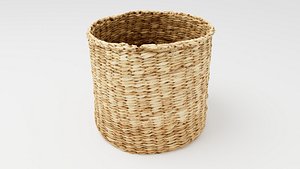 Round wicker  basket