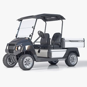 3D Yamaha Golf Cart UMAX model