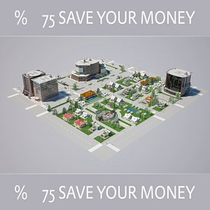 City 01 HIGHPOLY MODEL