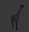 Girafe Basse Poly