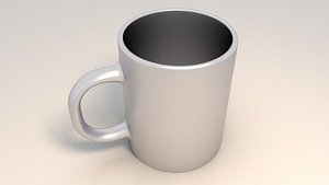 3D coffee mug model