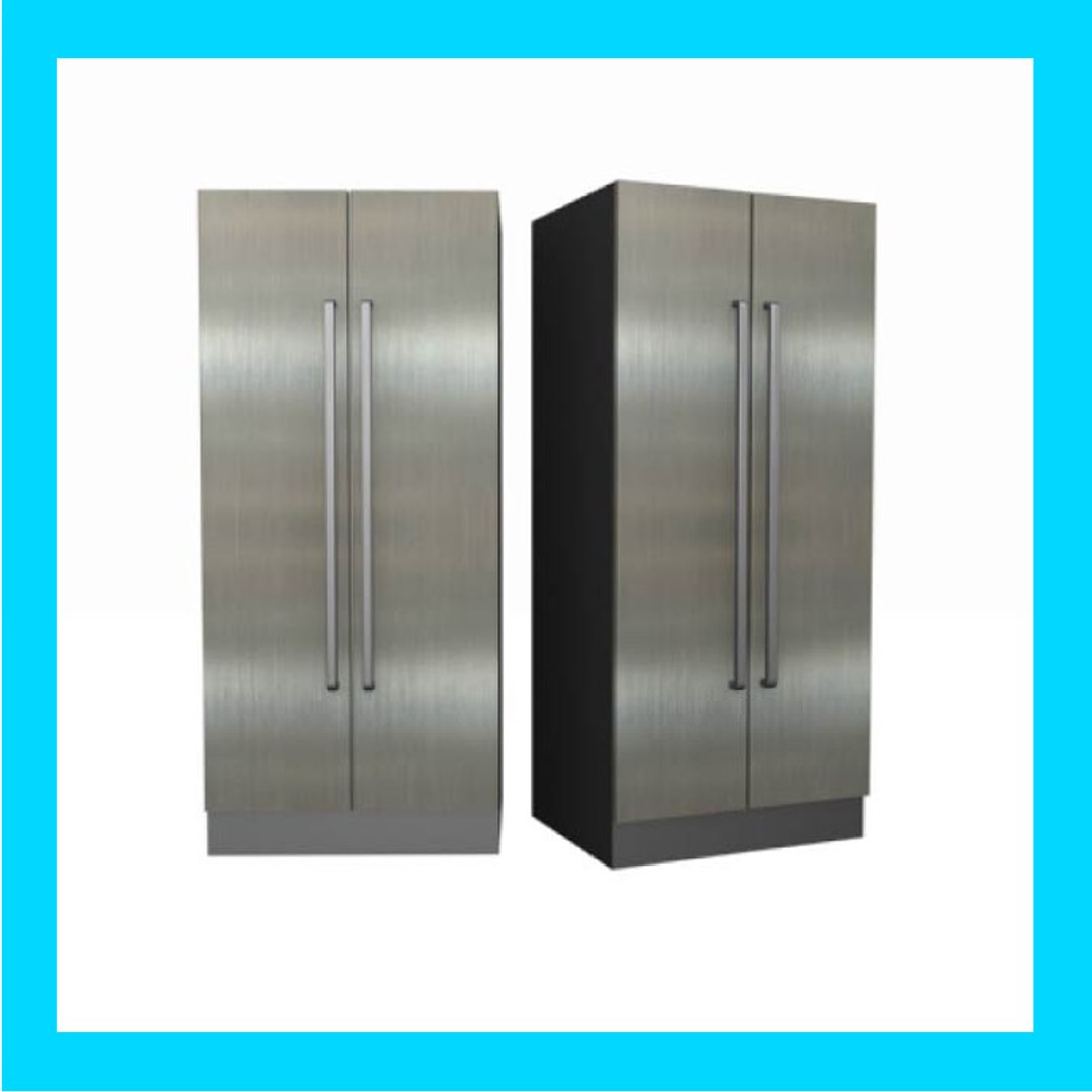 3d Titanium Refridgerator Modern