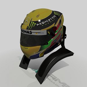 3d model formula lewis hamilton 2013