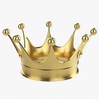Royal coronation gold crown 02
