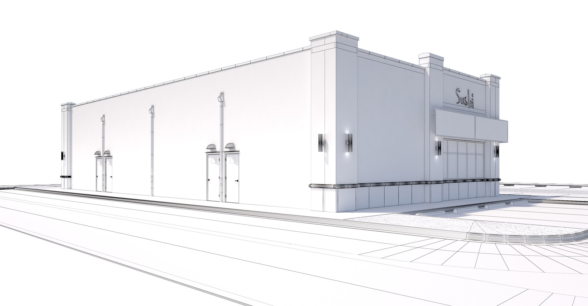 3D Model Retail-182 Retail Store - TurboSquid 1811992
