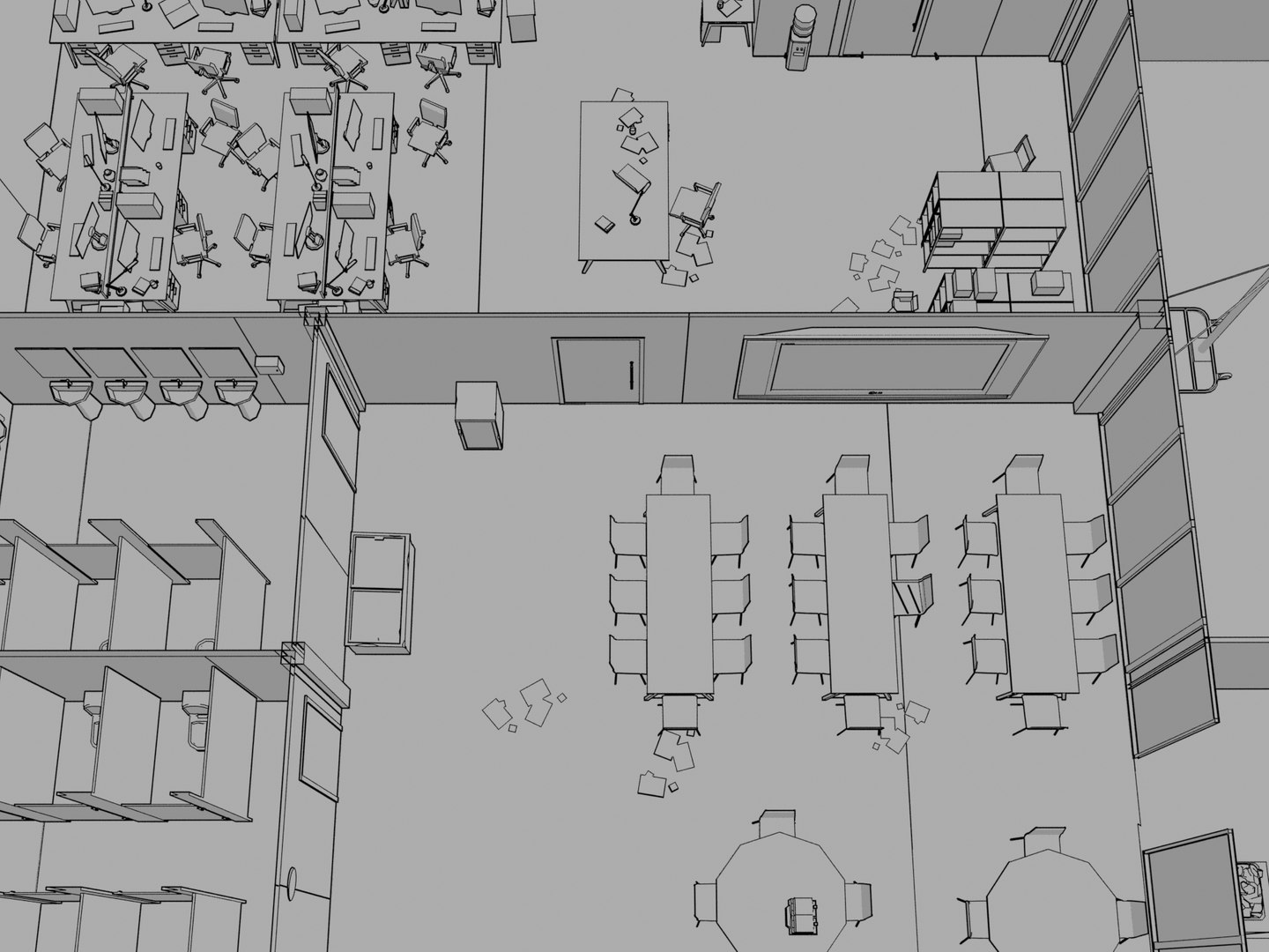 Office games polygons 3D model - TurboSquid 1450957