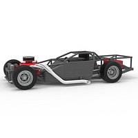 Vintage Asphalt Outlaw Super late model Base Scale 1 to 25