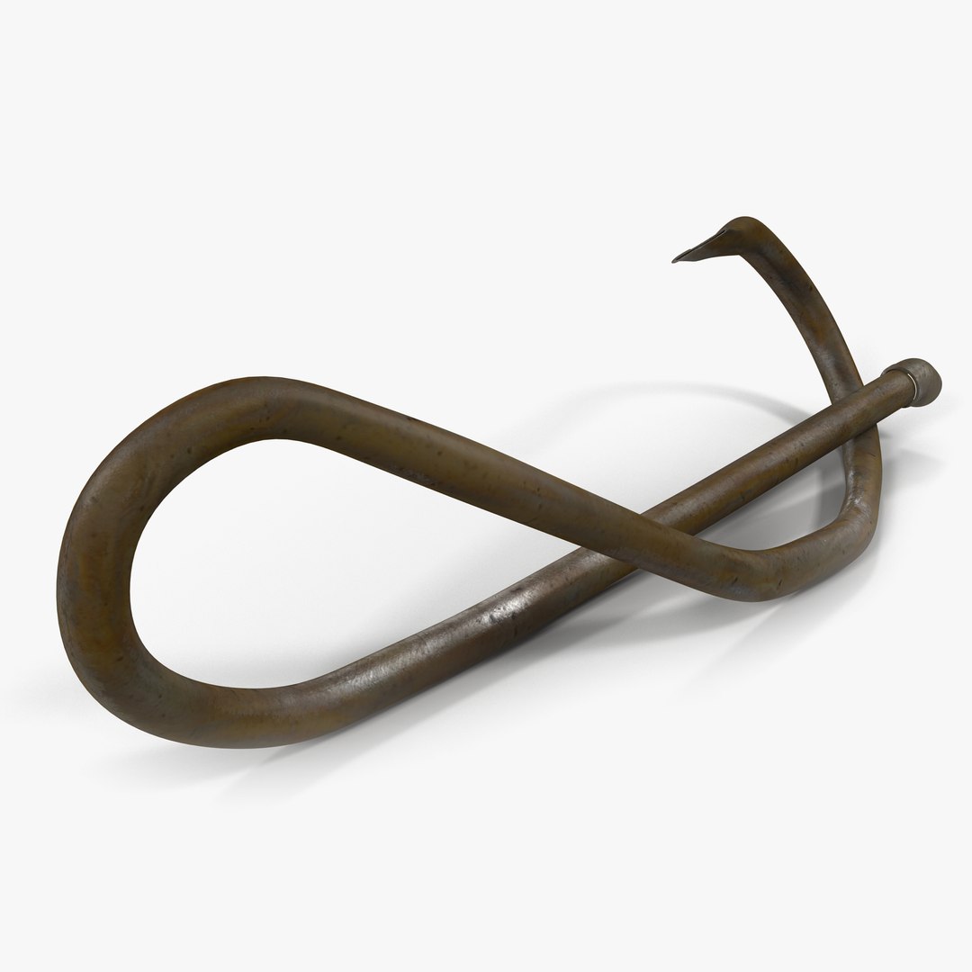 Broken Iron Pipe 15 3D Model 3D model preview