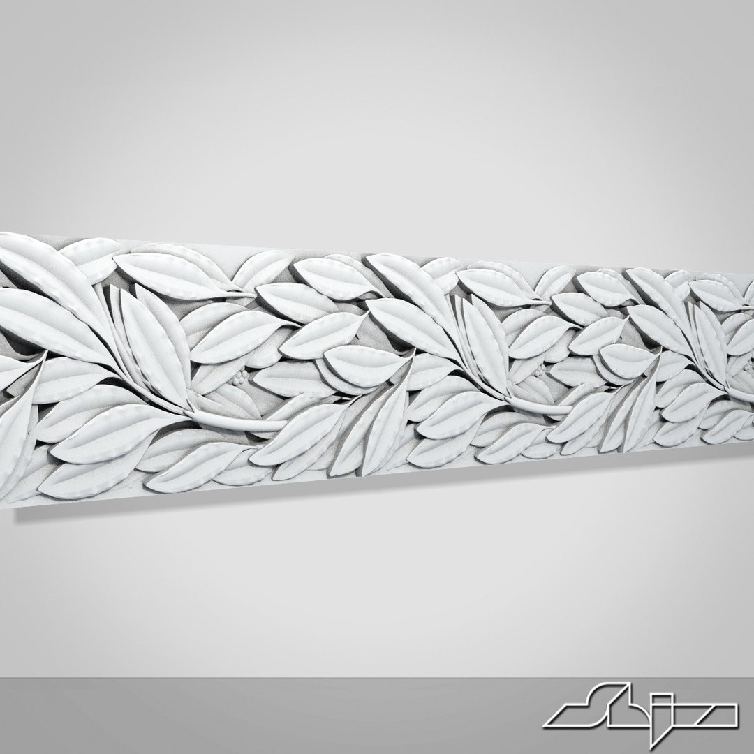3d model tileable leafs molding https://p.turbosquid.com/ts-thumb/yw/h4p4Ll/izbGxfu1/leafsmoldingtile3shiva/jpg/1376835716/1920x1080/fit_q87/d6f002733e65863e7da230dc932276aac507cdb6/leafsmoldingtile3shiva.jpg
