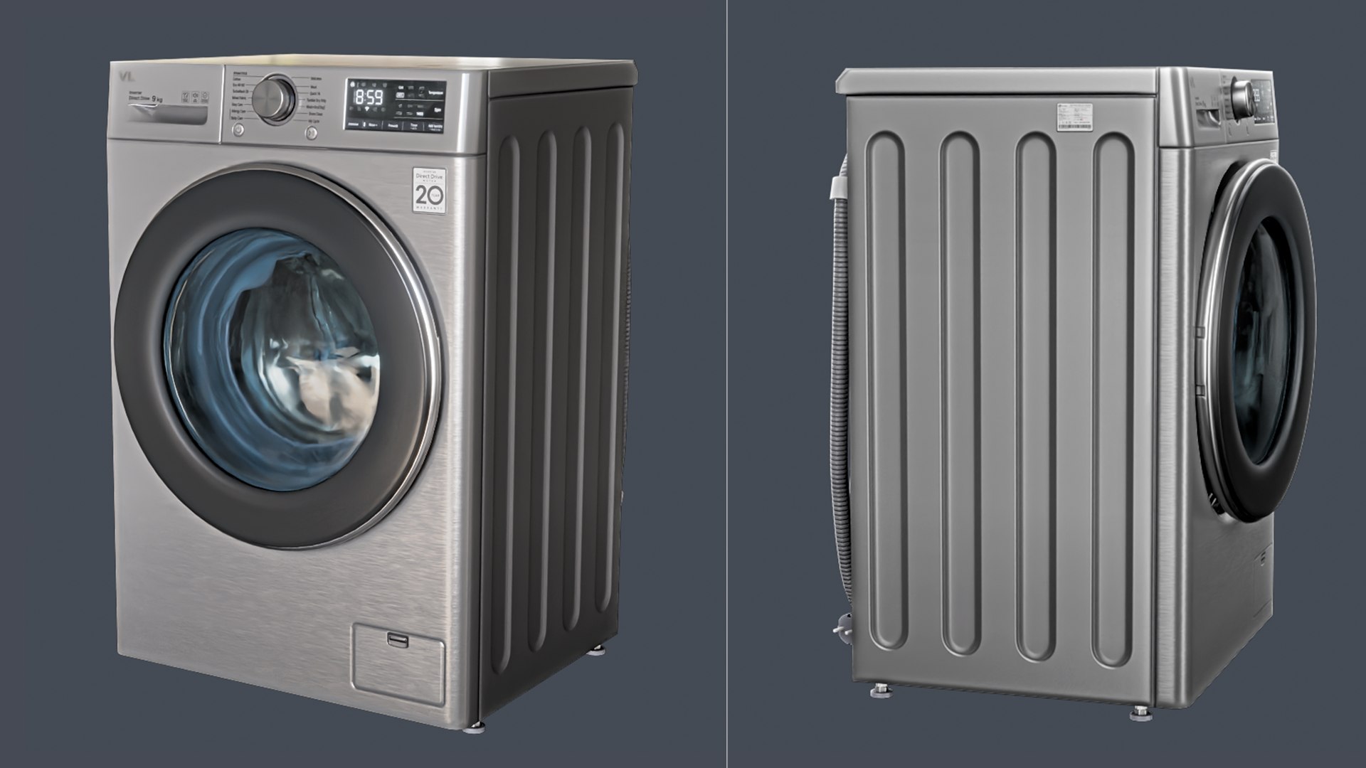 3D Front Load Washing machine PBR gameready DA1 https://p.turbosquid.com/ts-thumb/yw/kbOBW1/RK/shot_5/png/1785640534/1920x1080/fit_q87/8ea4d28a6e16515c2a06ac488d509cbcdbf63750/shot_5.jpg