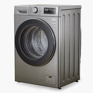 3D Front Load Washing machine PBR gameready DA1