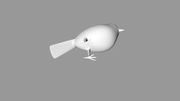 Simple bird model - TurboSquid 1709563