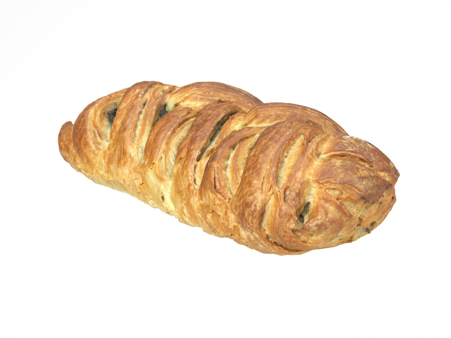 Photorealistic Scanned Spinach Strudel 3D Model - TurboSquid 1286928
