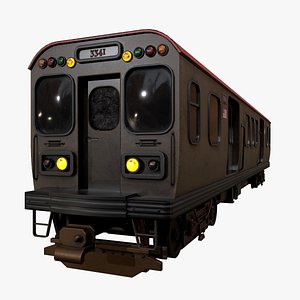 Chicago Old Train PBR Game Ready