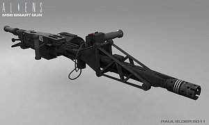 3d colonial smartgun aliens